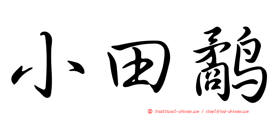 小田鷸
