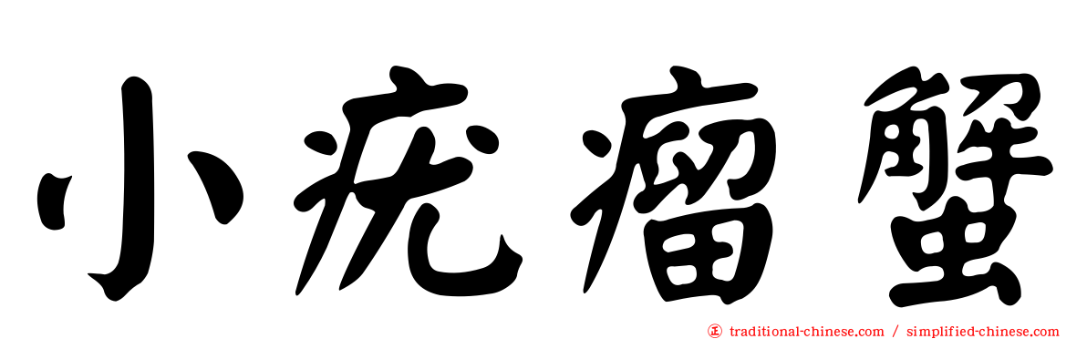 小疣瘤蟹
