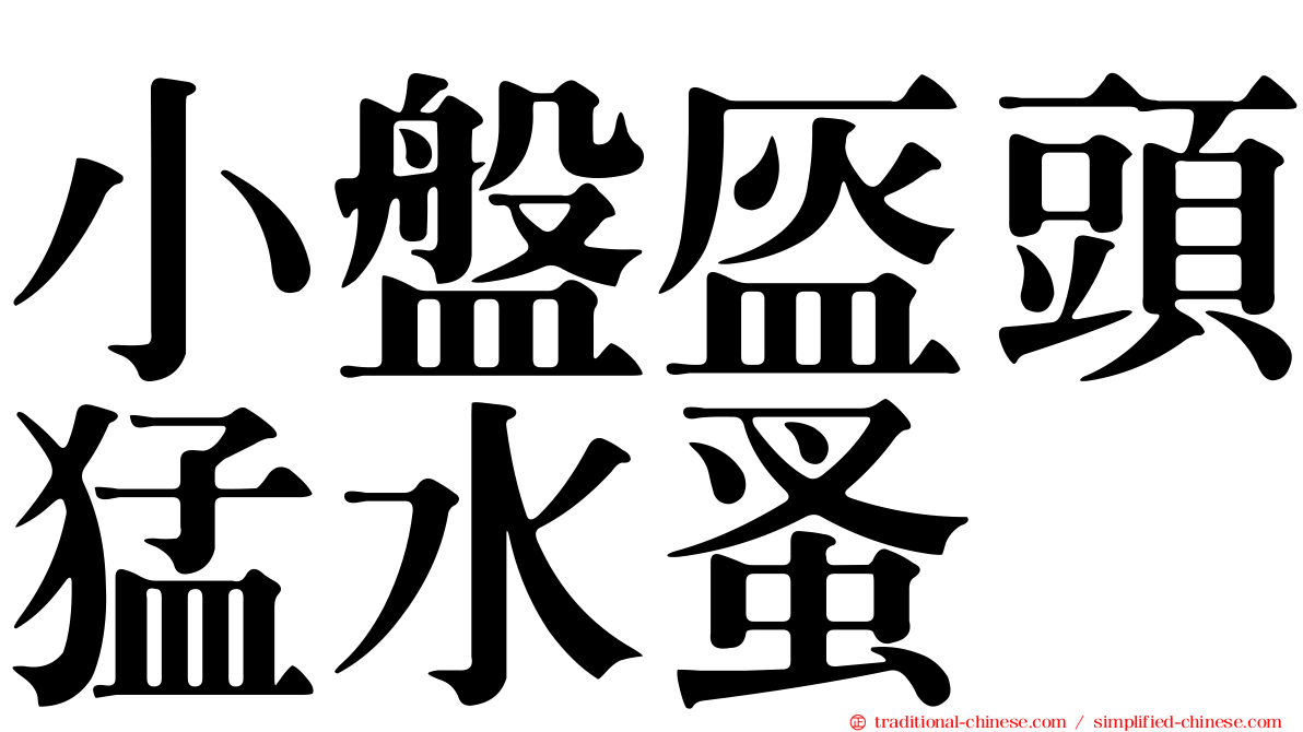 小盤盔頭猛水蚤