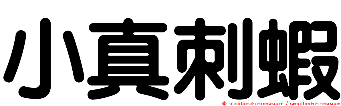 小真刺蝦