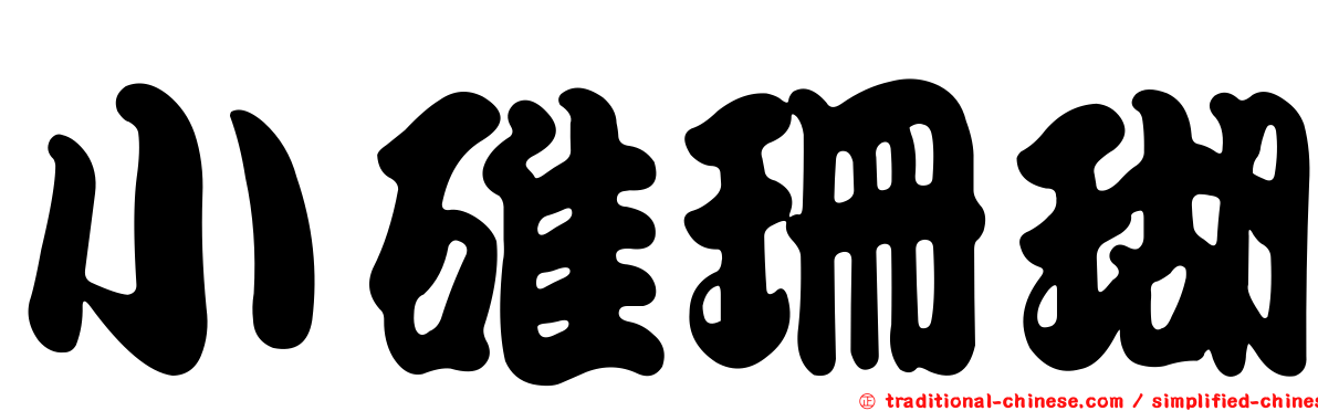 小碓珊瑚