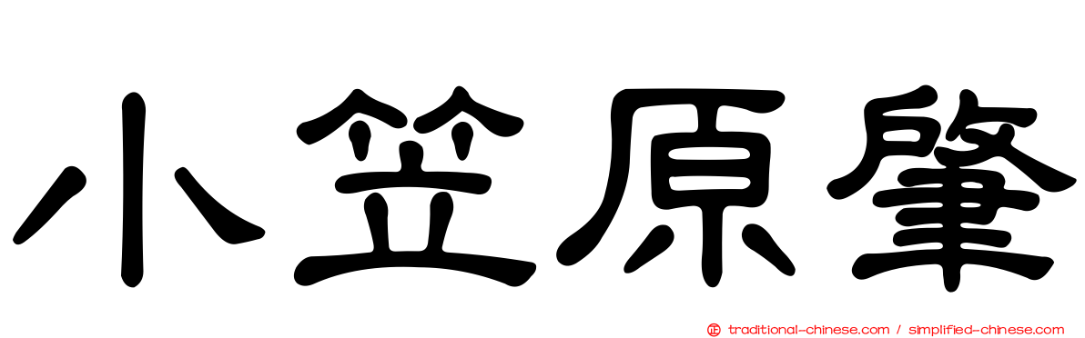 小笠原肇