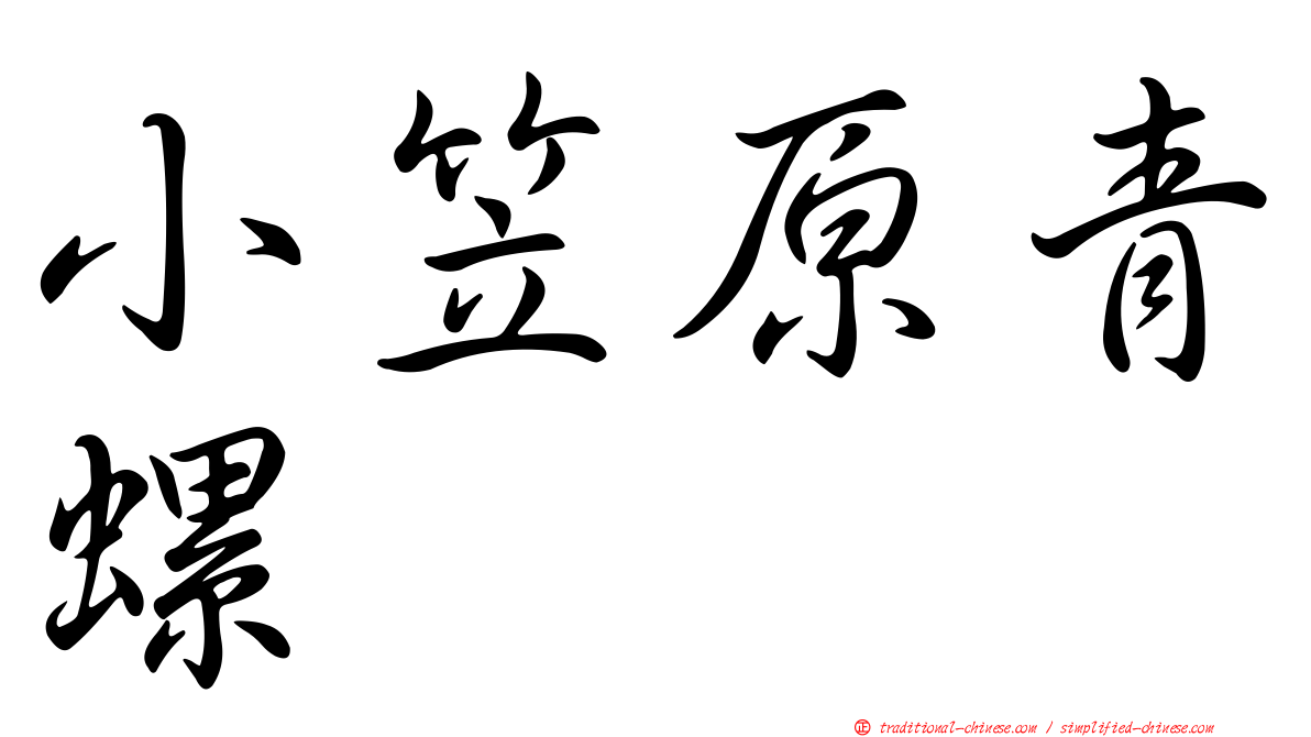 小笠原青螺