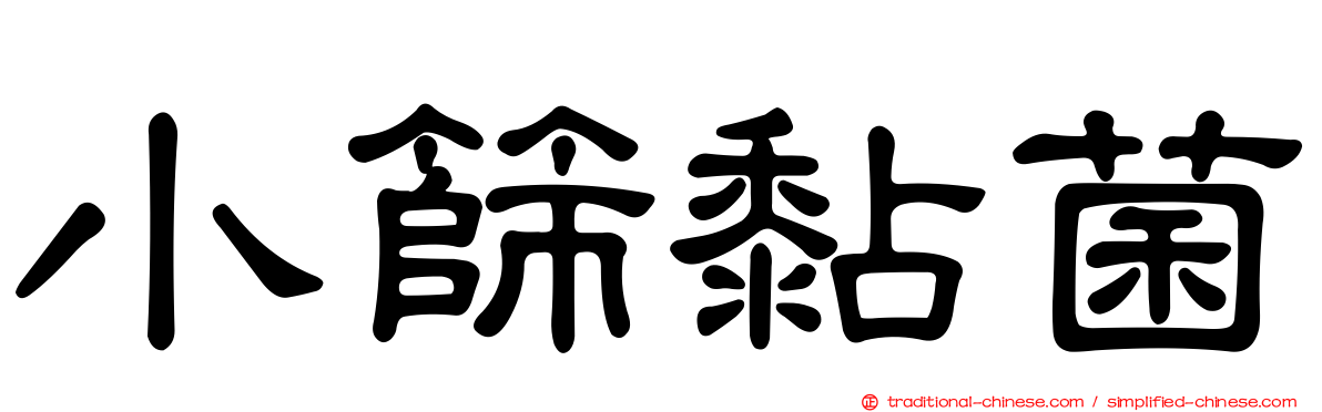 小篩黏菌