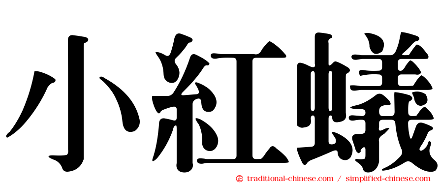 小紅蟻