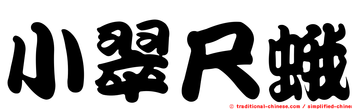 小翠尺蛾