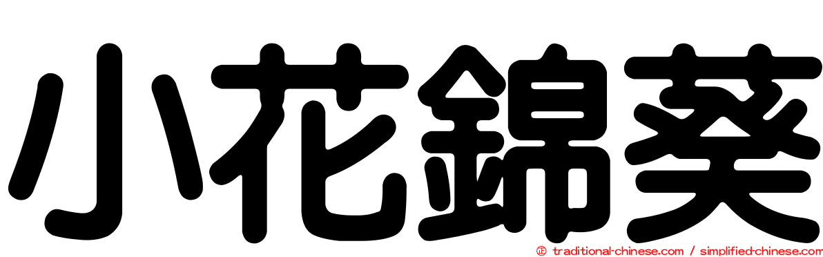 小花錦葵