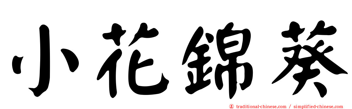 小花錦葵