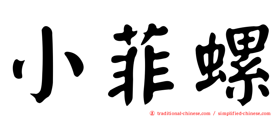 小菲螺