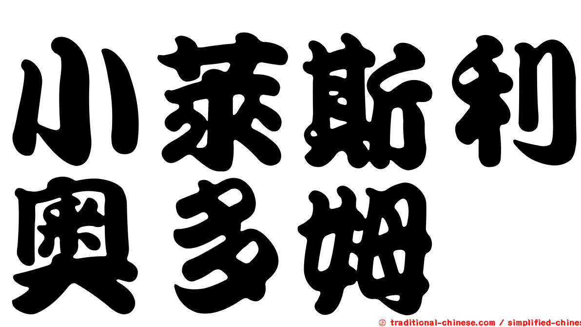 小萊斯利奧多姆