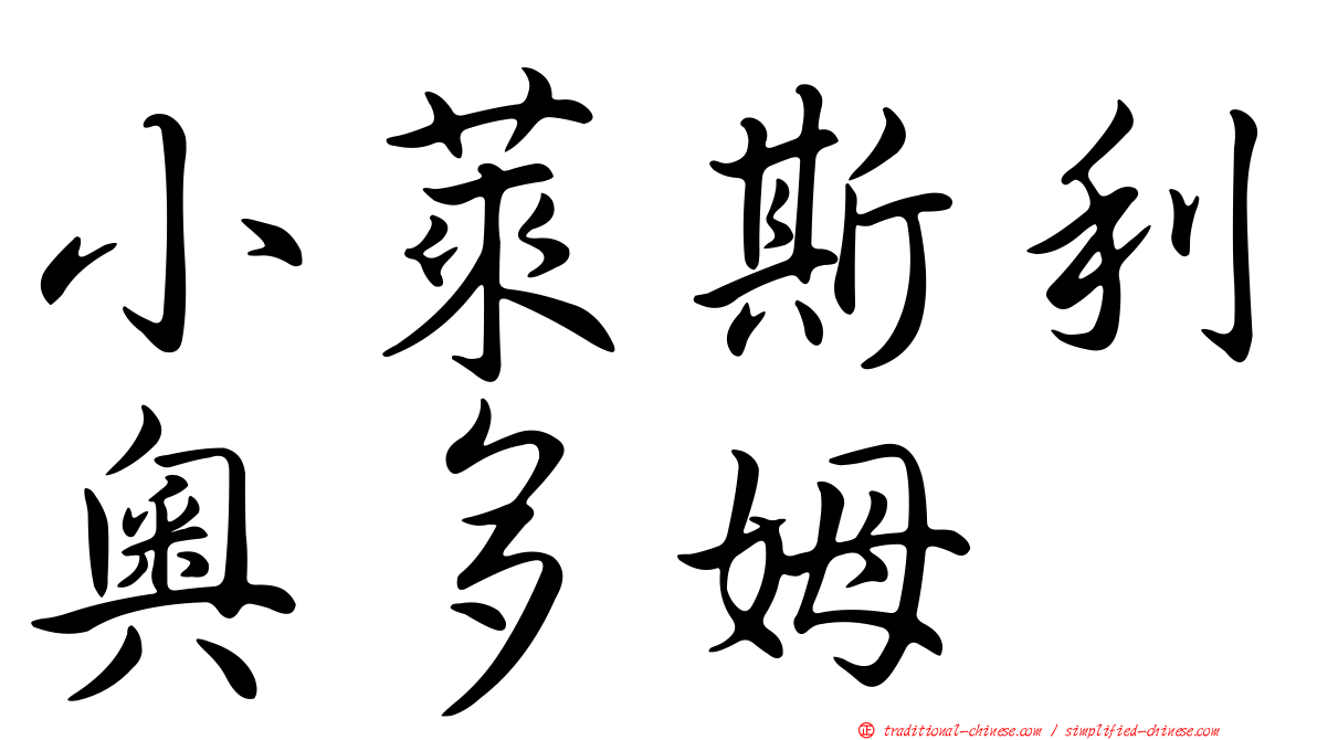小萊斯利奧多姆