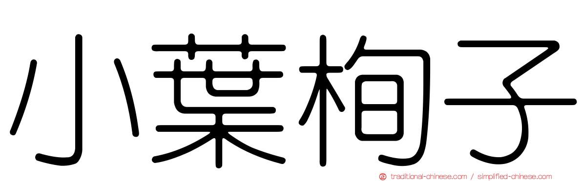 小葉栒子