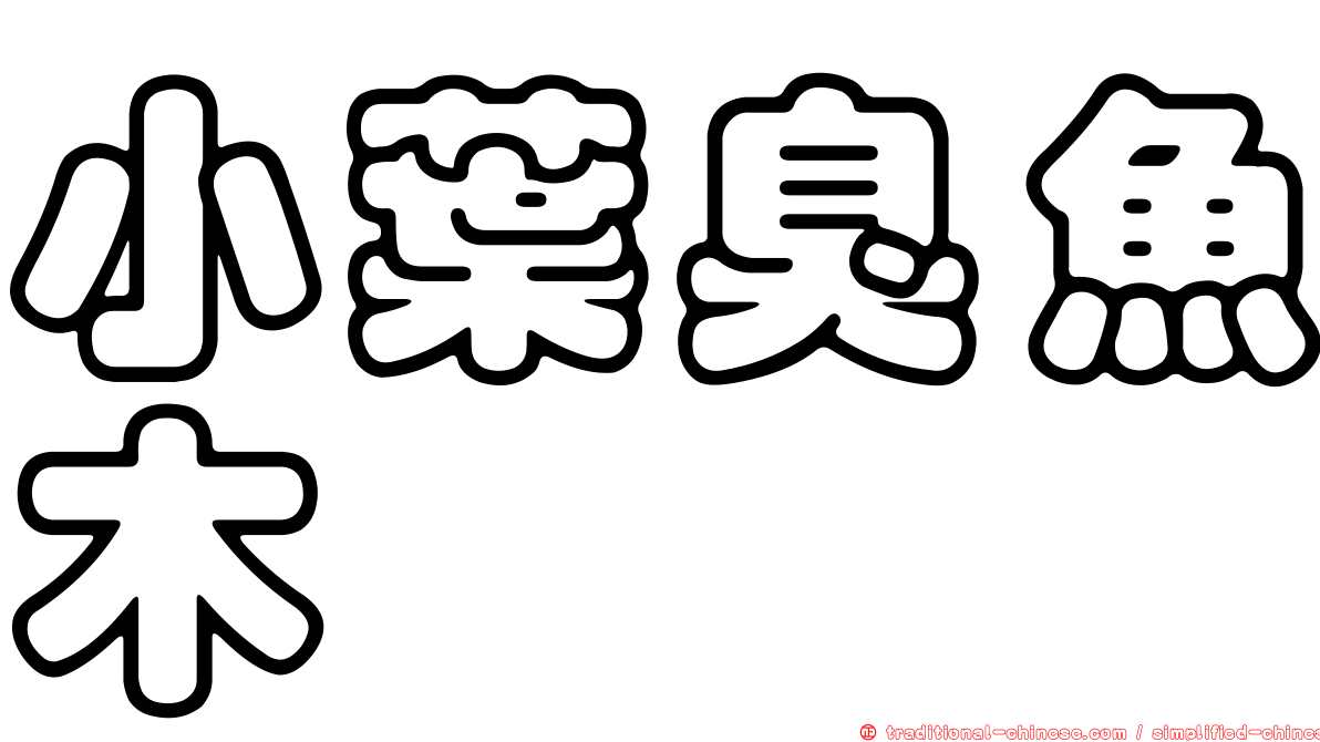 小葉臭魚木