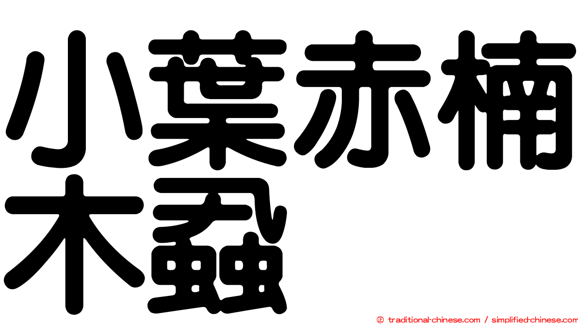小葉赤楠木蝨
