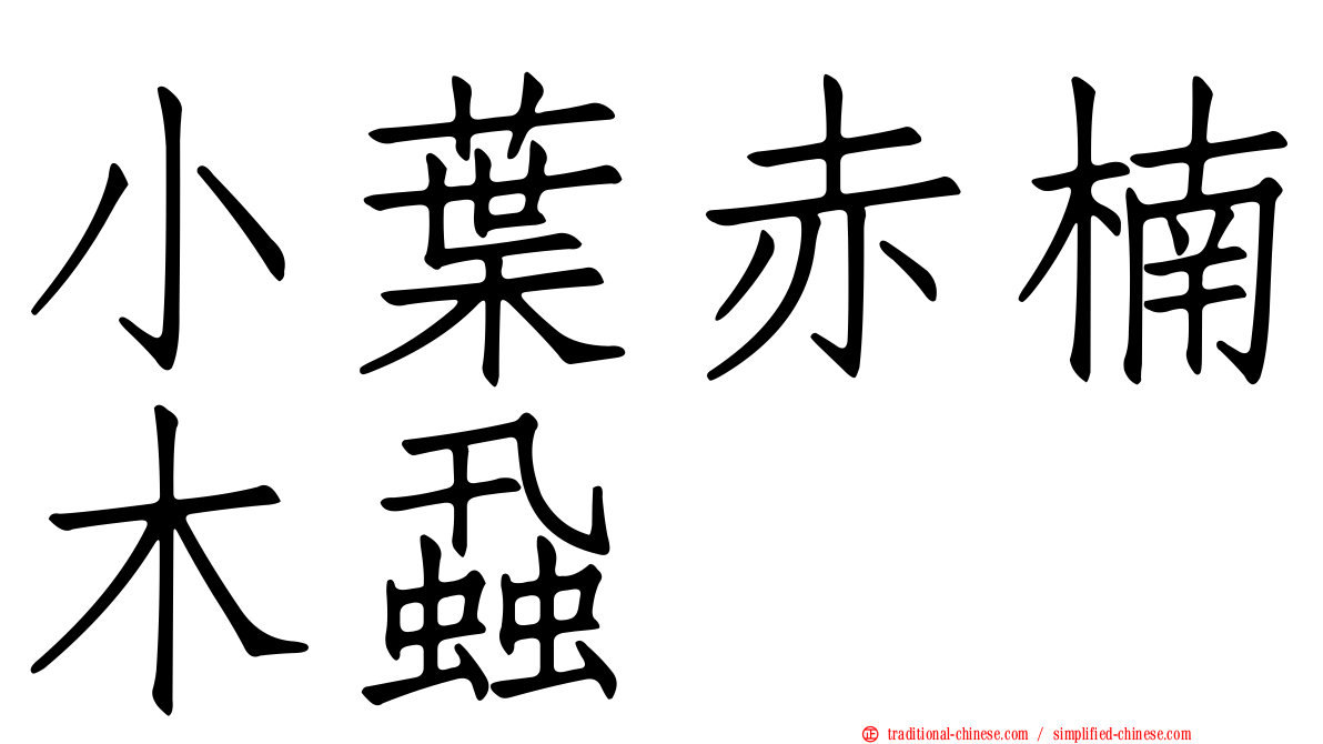 小葉赤楠木蝨