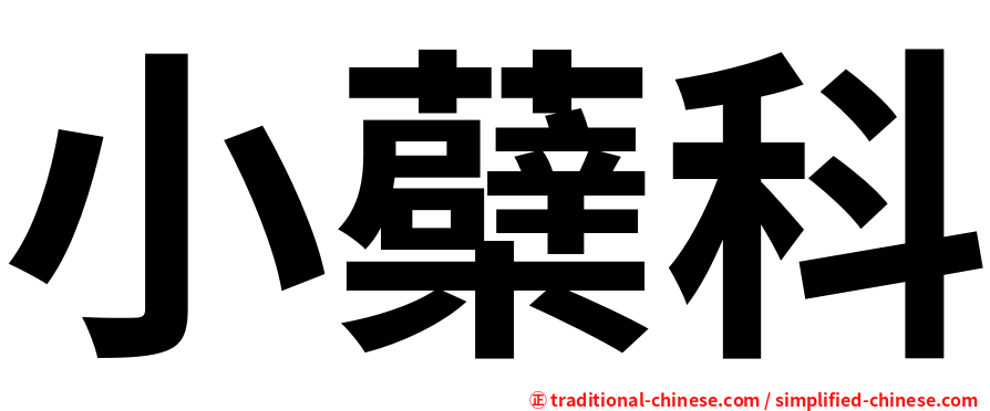 小蘗科