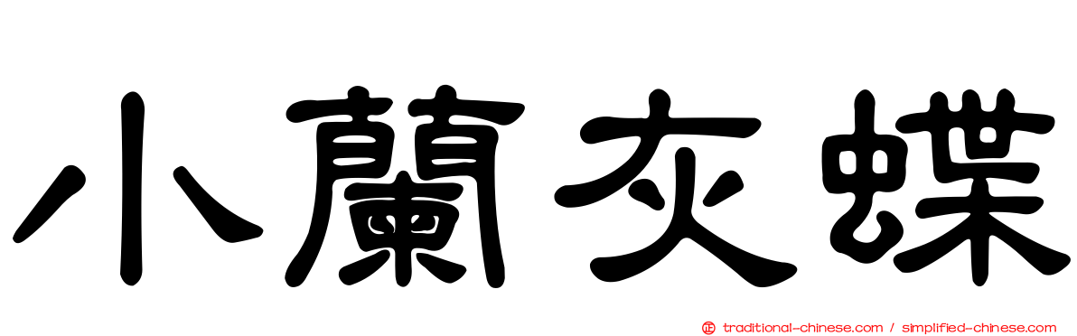 小蘭灰蝶