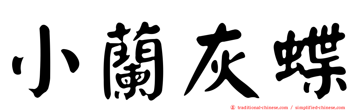 小蘭灰蝶