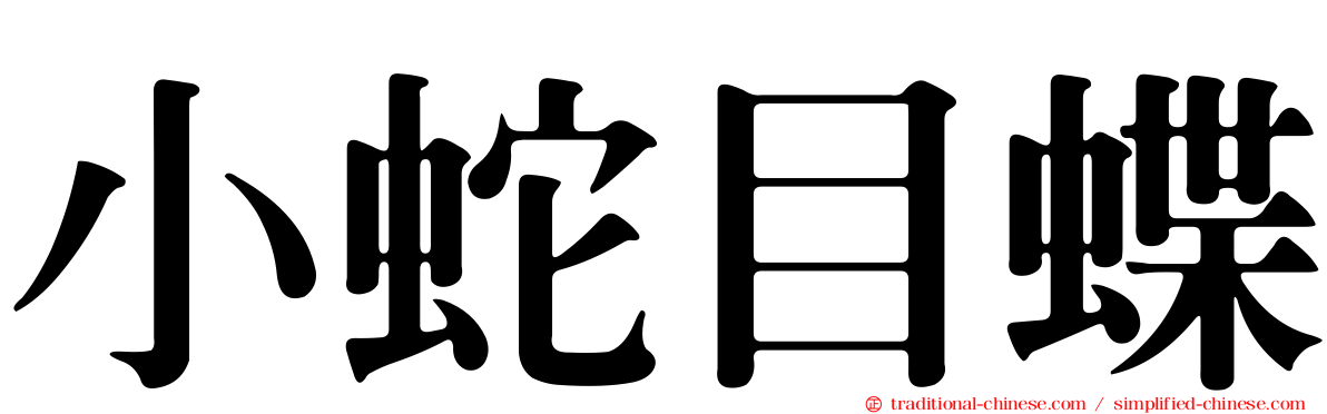 小蛇目蝶