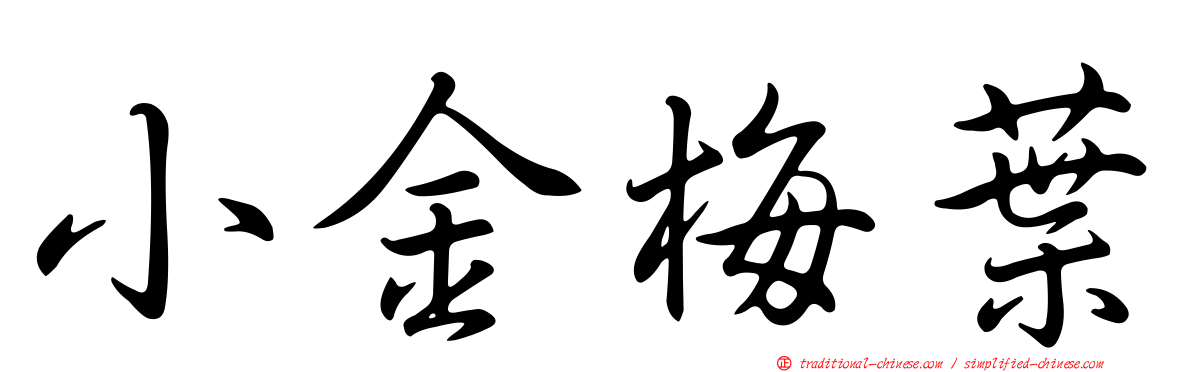 小金梅葉