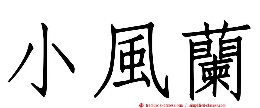 小風蘭