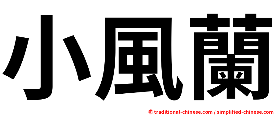 小風蘭