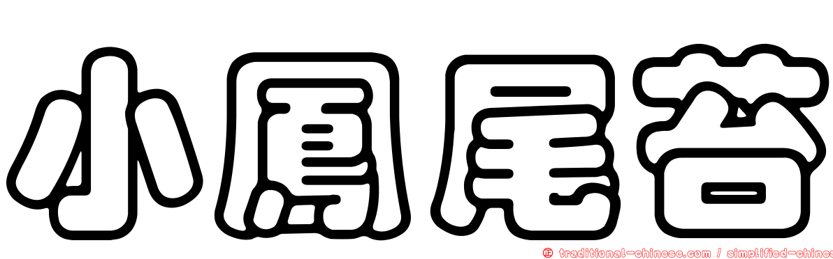 小鳳尾苔