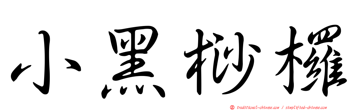 小黑桫欏