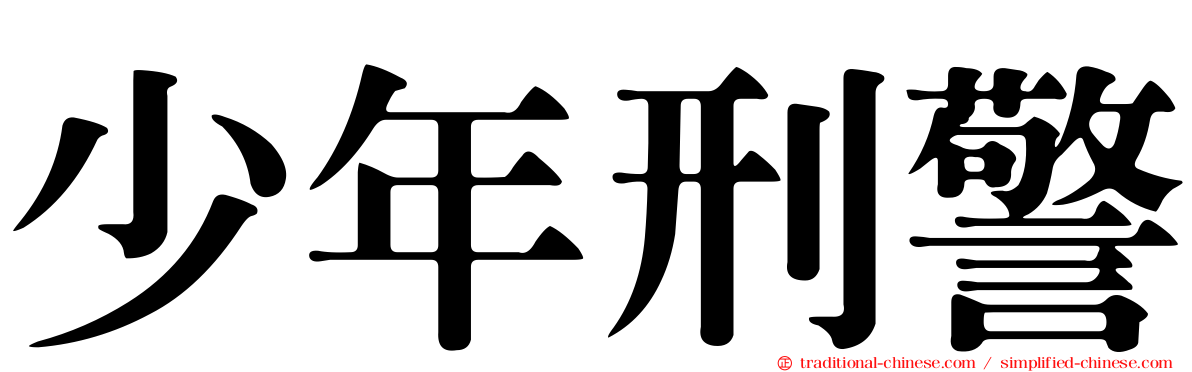少年刑警