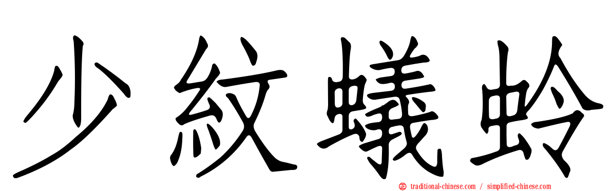 少紋蟻蛉
