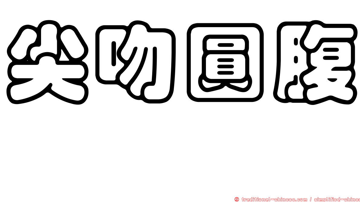尖吻圓腹鯡