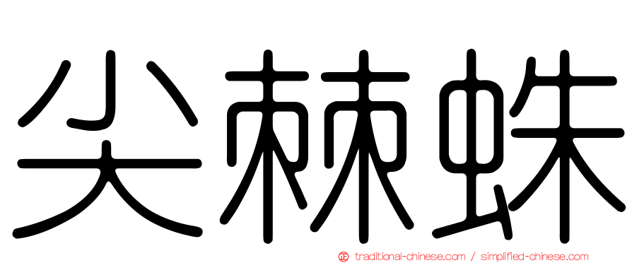 尖棘蛛