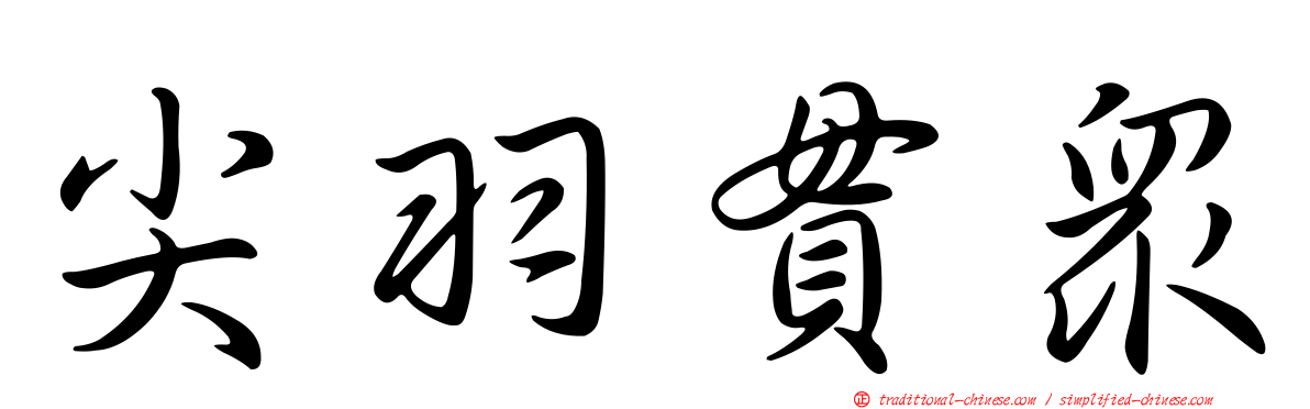 尖羽貫眾