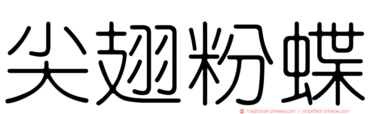 尖翅粉蝶