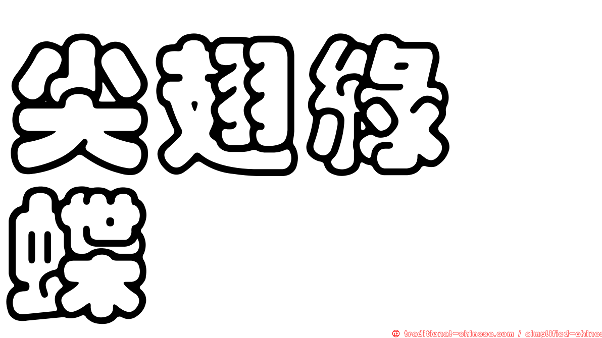 尖翅綠蛺蝶