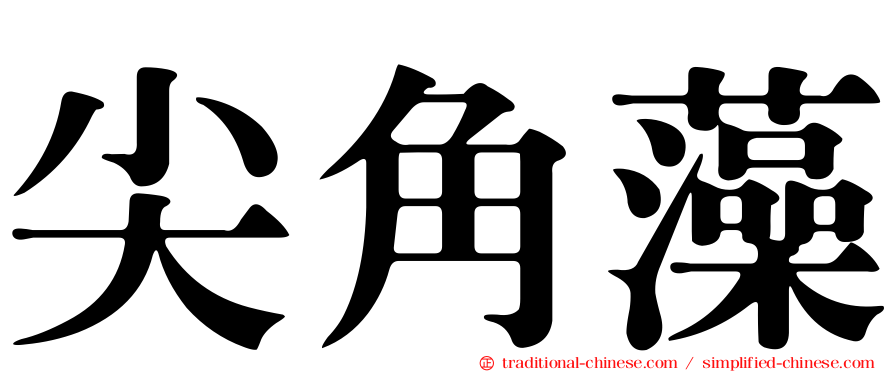 尖角藻