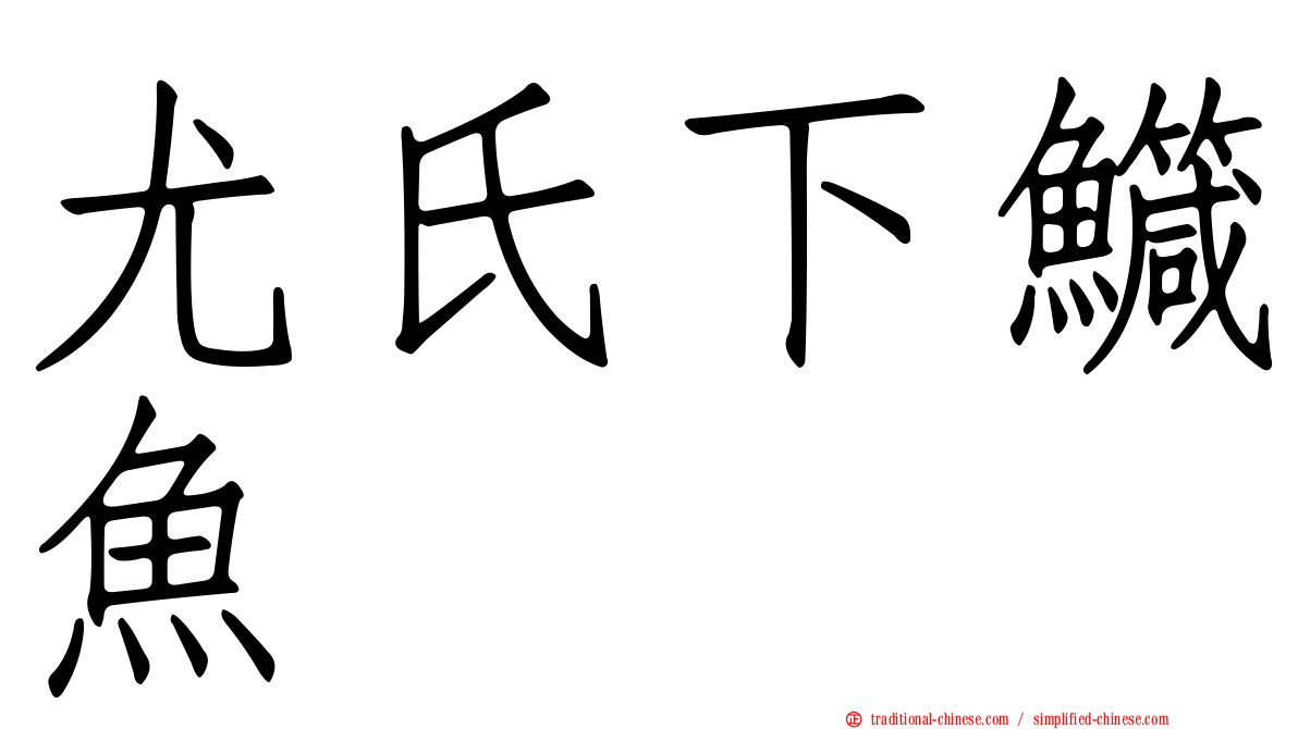 尤氏下鱵魚