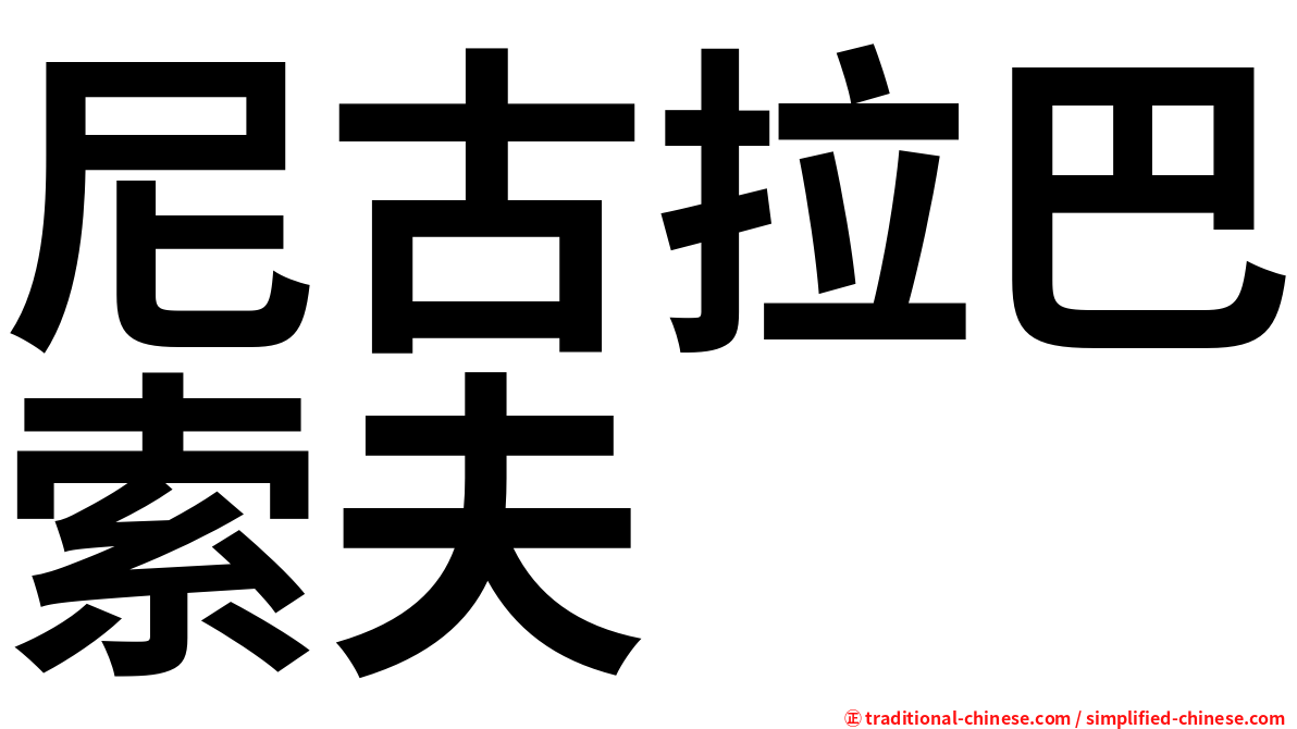 尼古拉巴索夫