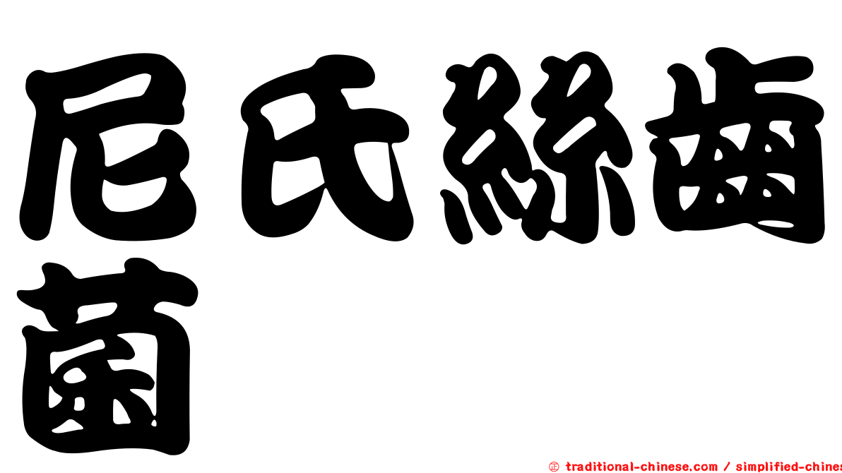 尼氏絲齒菌