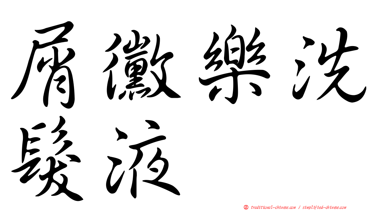 屑黴樂洗髮液