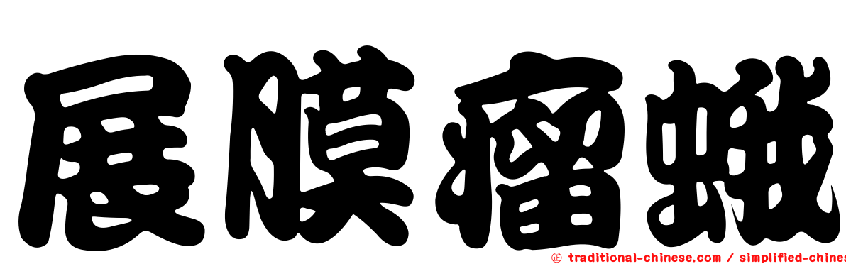 展膜瘤蛾