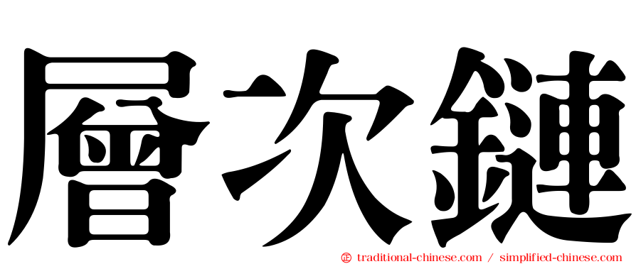 層次鏈