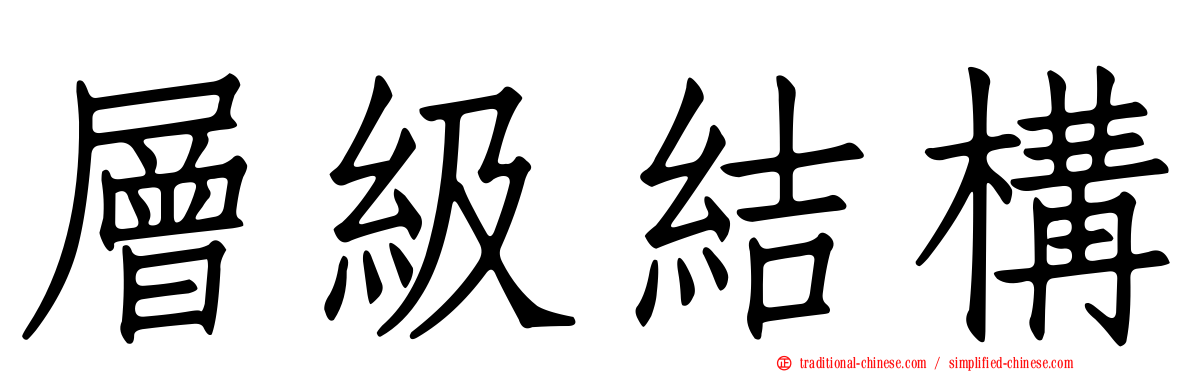 層級結構
