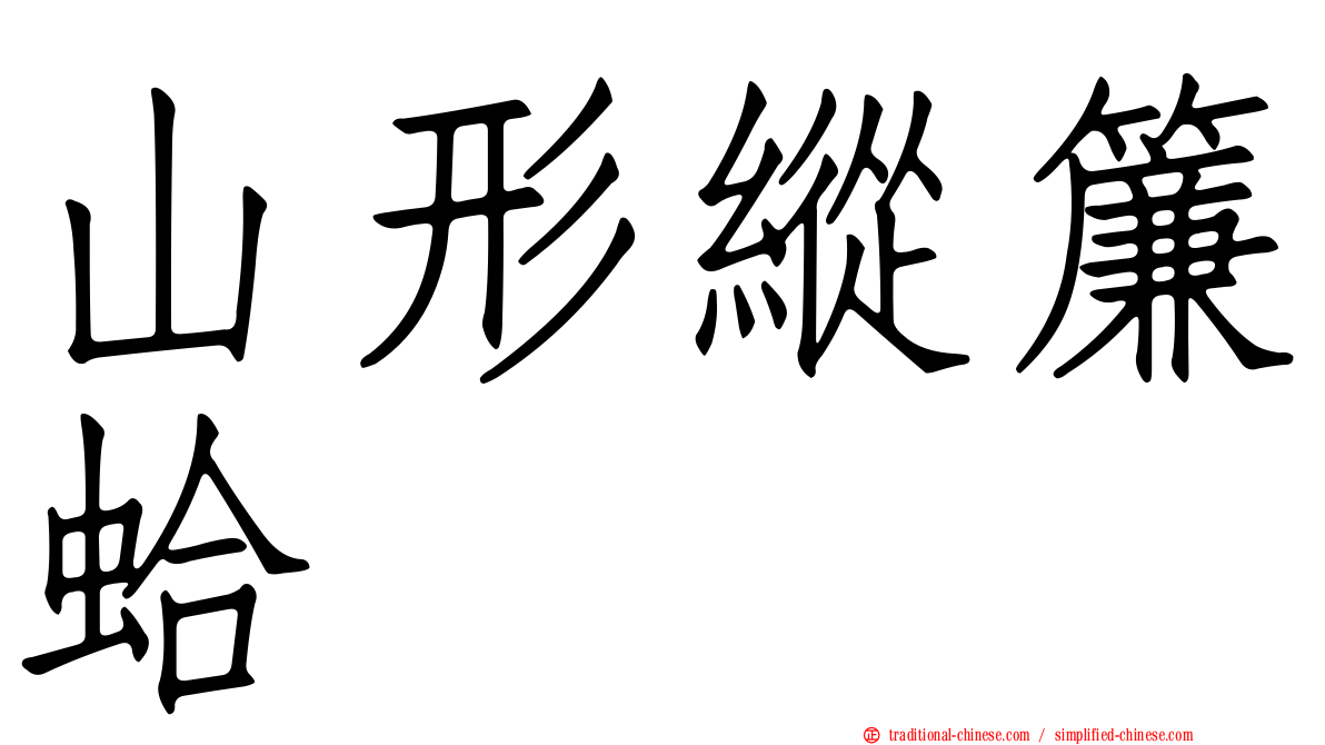 山形縱簾蛤