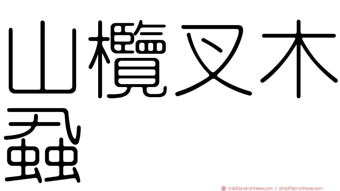 山欖叉木蝨
