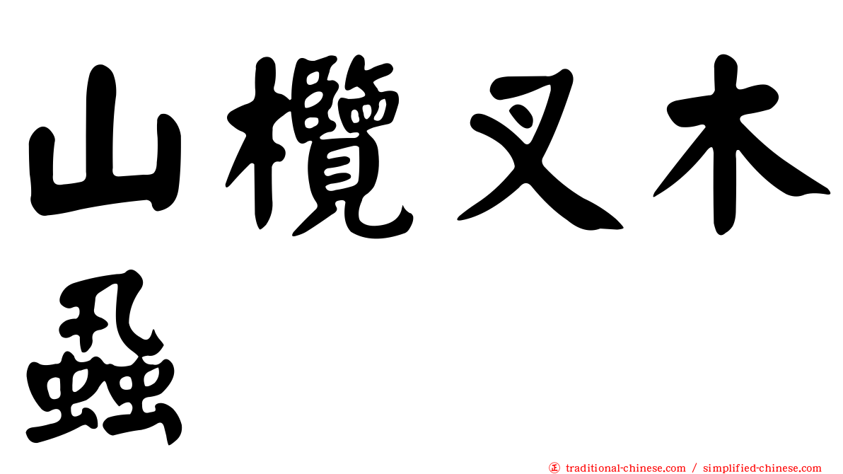 山欖叉木蝨
