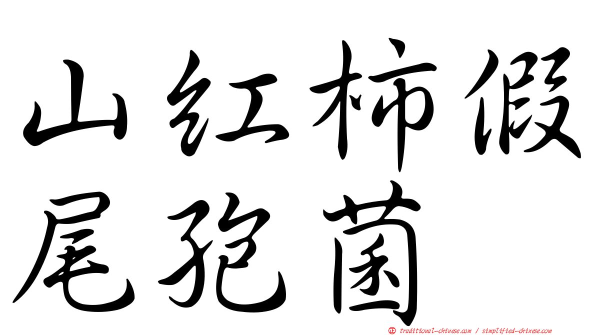 山紅柿假尾孢菌