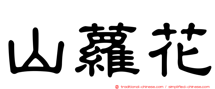 山蘿花