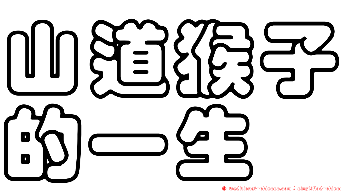 山道猴子的一生