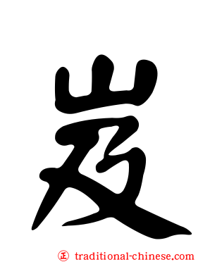 岌